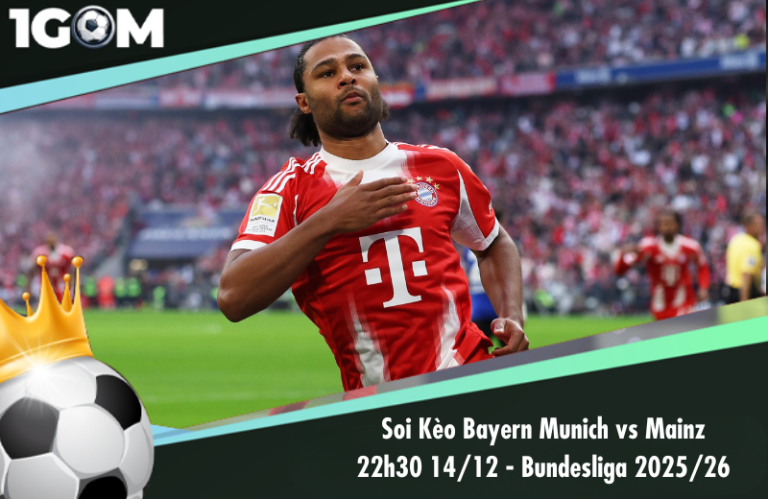 Soi Kèo Bayern Munich vs Mainz 22h30 14/12 - Bundesliga 2025/26