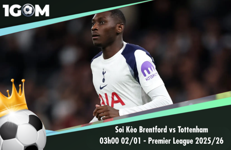 Soi Kèo Brentford vs Tottenham 03h00 02/01 - Ngoại hạng Anh 2025/26
