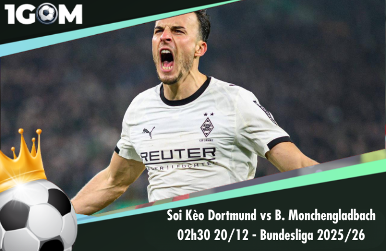 Soi Kèo Dortmund vs B. Monchengladbach 02h30 20/12 - Bundesliga 2025/26