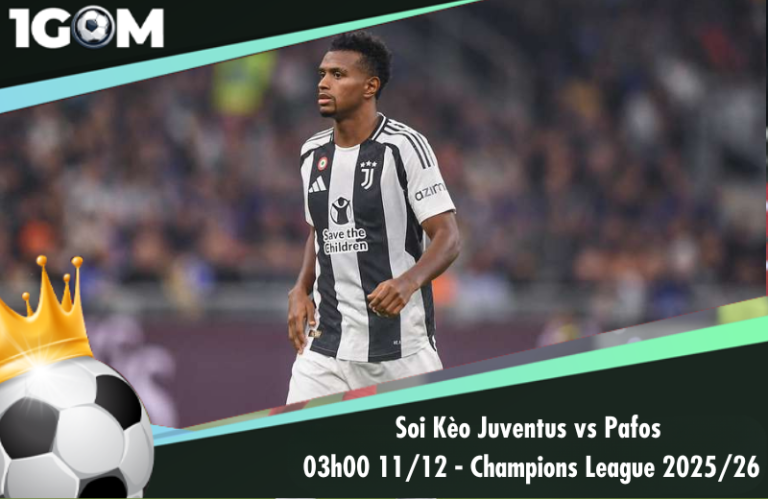 Soi Kèo Juventus vs Pafos 03h00 11/12 - Champions League 2025/26