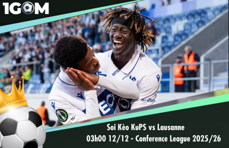 Soi Kèo KuPS vs Lausanne 03h00 12/12 - Conference League 2025/26