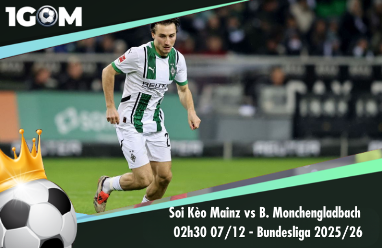 Soi Kèo Mainz vs B. Monchengladbach 02h30 07/12 - Bundesliga 2025/26