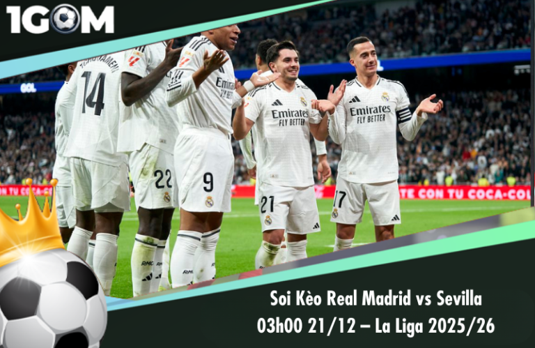 Soi Kèo Real Madrid vs Sevilla 03h00 21/12 – La Liga 2025/26