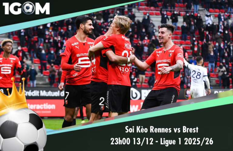 Soi Kèo Rennes vs Brest 23h00 13/12 - Ligue 1 2025/26