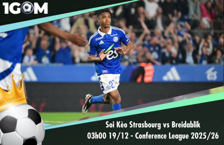 Soi Kèo Strasbourg vs Breidablik 03h00 19/12 - Conference League 2025/26