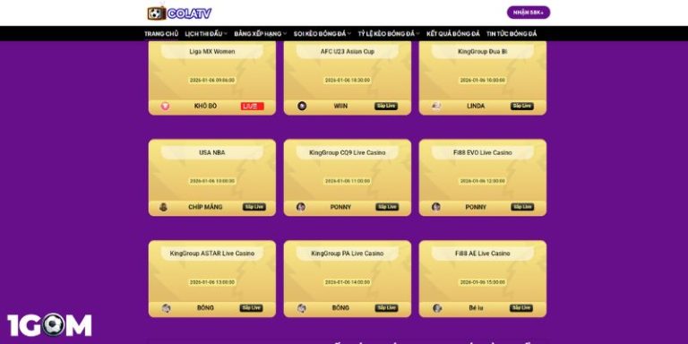 ColaTV - Trải nghiệm những khoảnh khắc bóng đá chân thật nhất