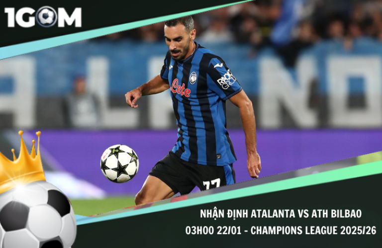 Nhận Định Atalanta vs Ath Bilbao 03h00 22/01 - Champions League 2025/26