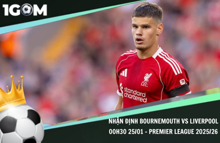 Nhận Định Bournemouth vs Liverpool 00h30 25/01 - Premier League 2025/26