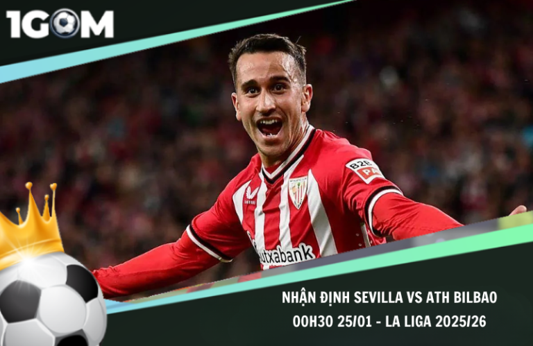 Nhận Định  Sevilla vs Ath Bilbao 00h30 25/01 - La Liga 2025/26
